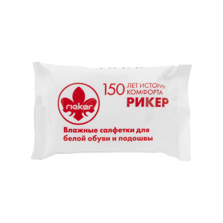Влаж. cалфетки для ухода за белой обувью и подошв. RIEKER