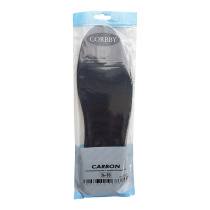 Стельки вырезные демисезонные CARBON XL (35-49) (мембранная ткань+латекс+уголь) CORBY